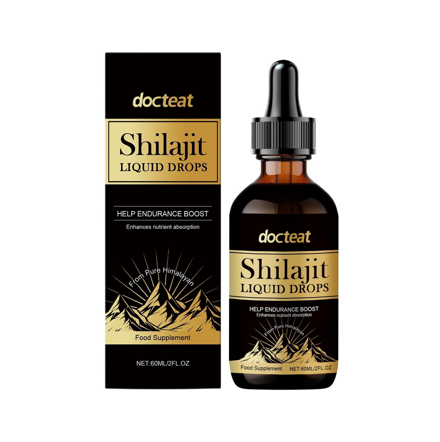 Shilajit Liquid Drops | Pure Himalayan Mineral Resin Extract
