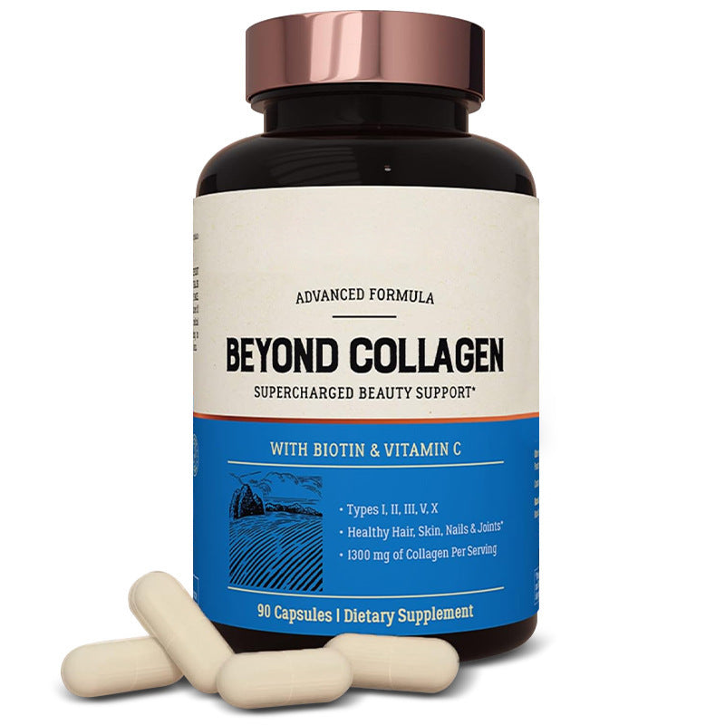Beyond Collagen with Biotin & Vitamin C – 90 Capsules for Hair, Skin, Nails & Joints