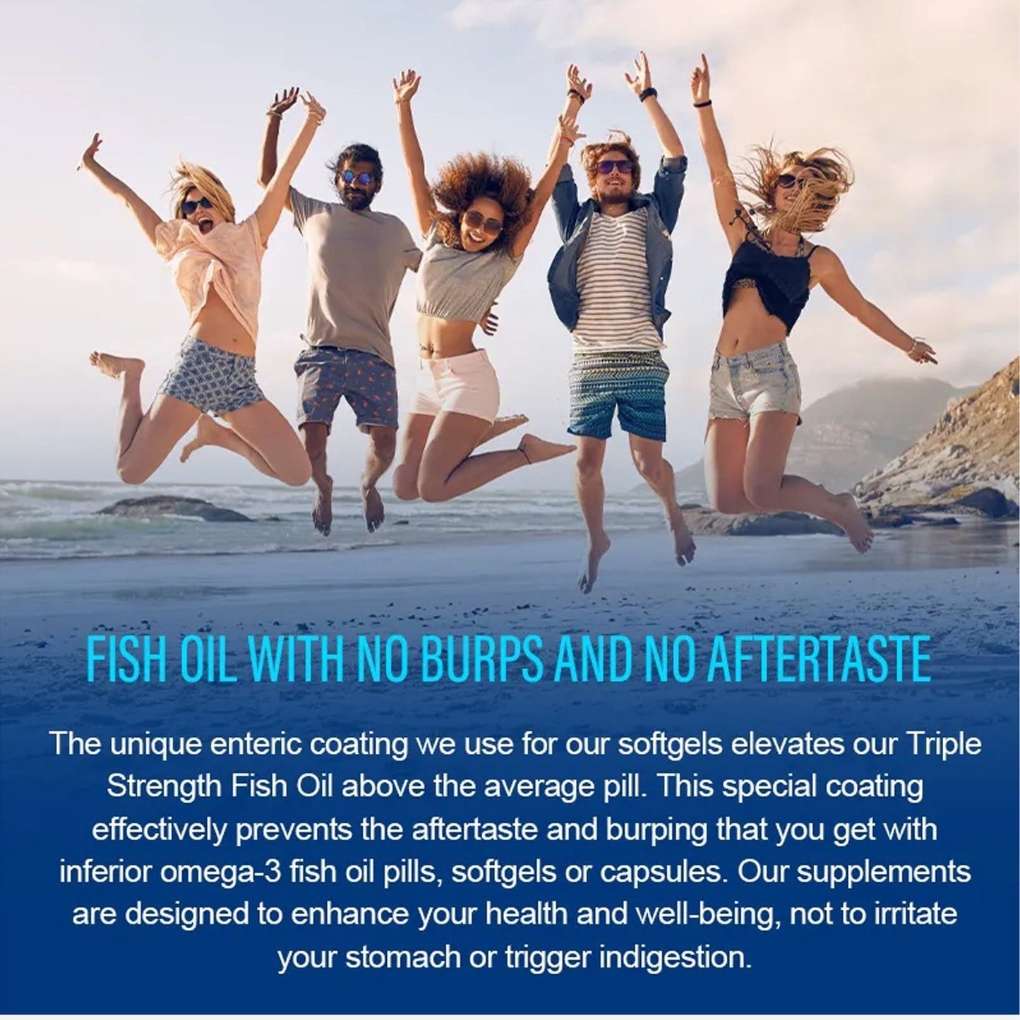 Omega-3 Fish Oil 60 Capsules – Heart, Brain & Joint Support