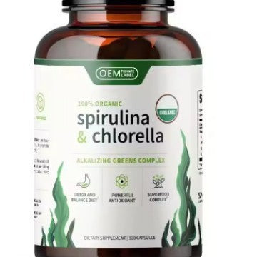 Spirulina + Chlorella Capsules