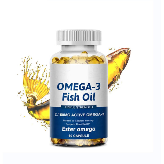Omega-3 Fish Oil 60 Capsules – Heart, Brain & Joint Support