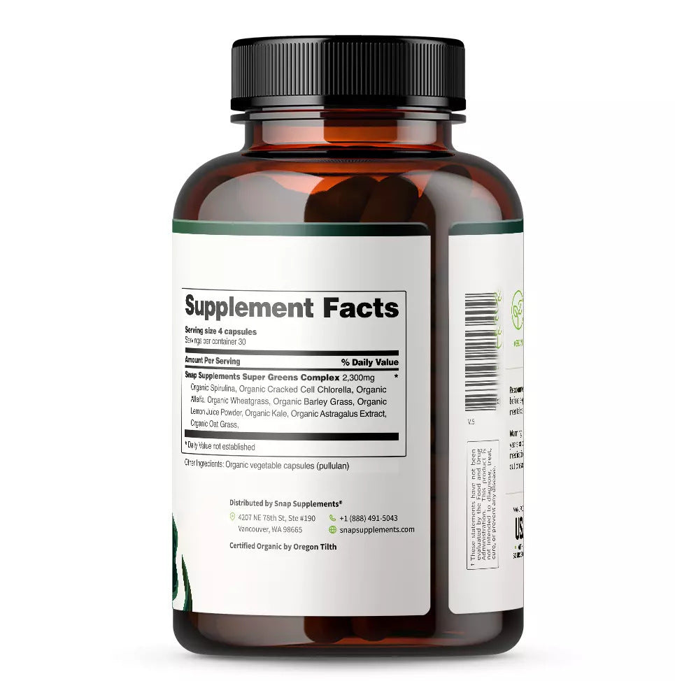 Spirulina + Chlorella Capsules