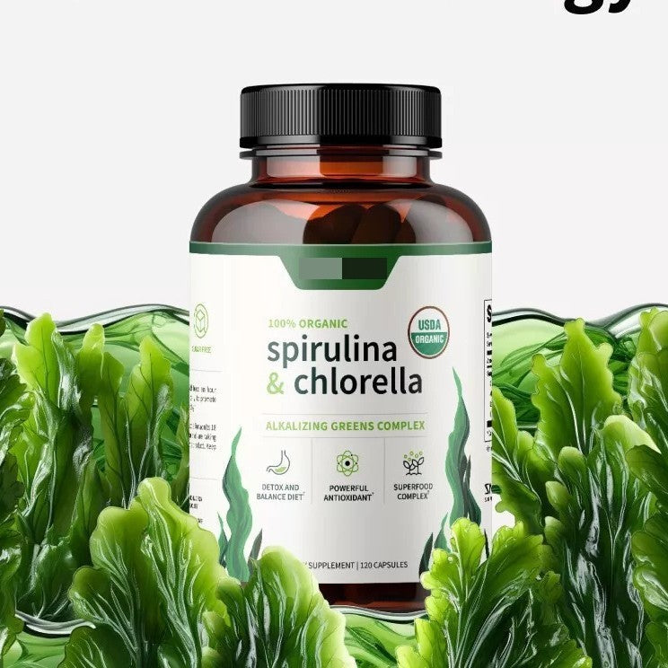 Spirulina + Chlorella Capsules
