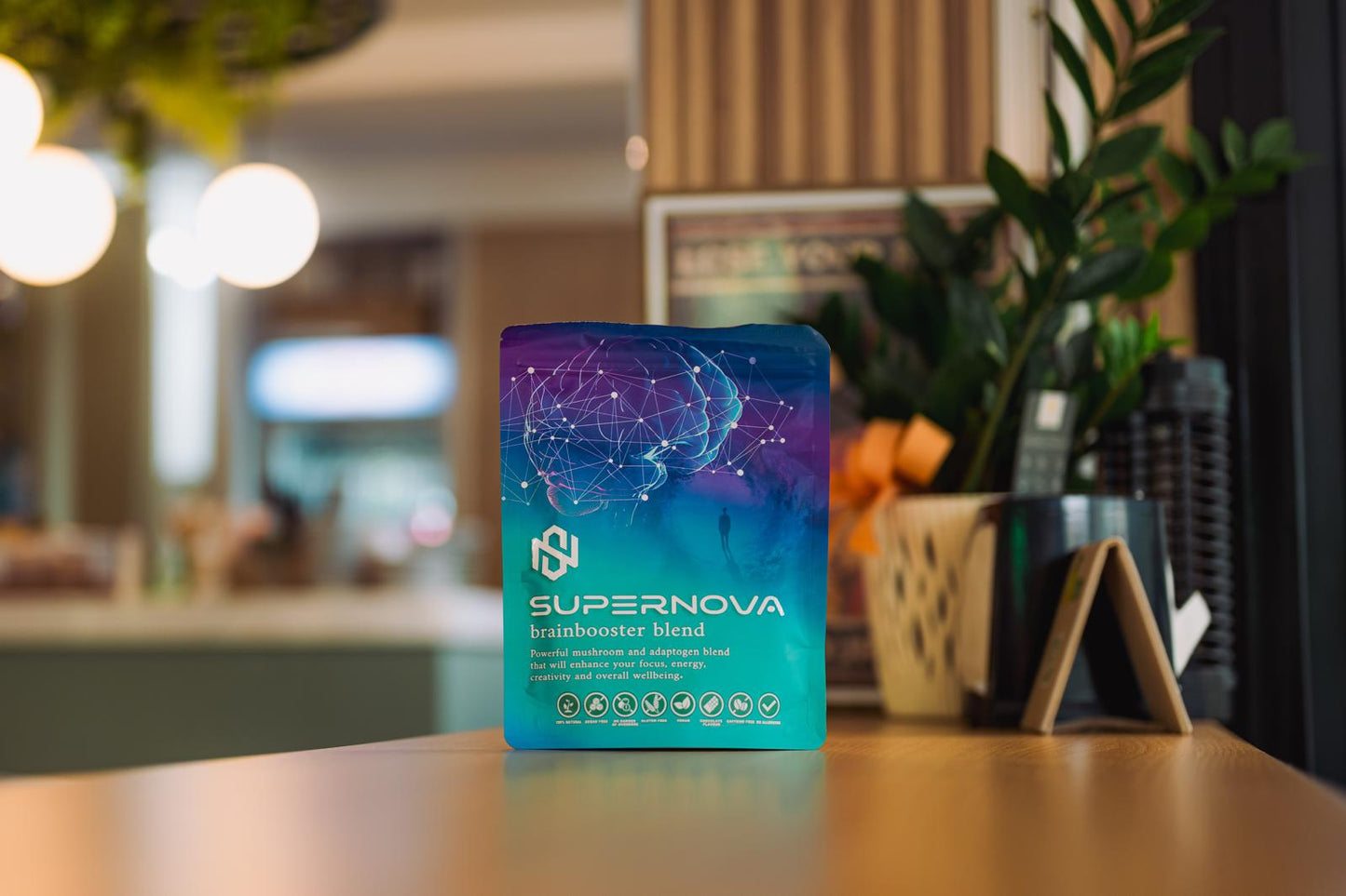 Supernova - Brainbooster Blend -Powerful Mushroom and Adaptogen Cocoa Drink 240g