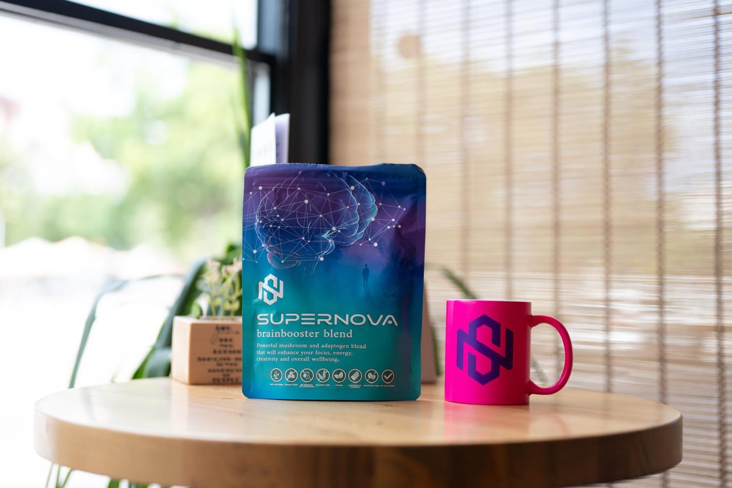 Supernova - Brainbooster Blend -Powerful Mushroom and Adaptogen Cocoa Drink 240g