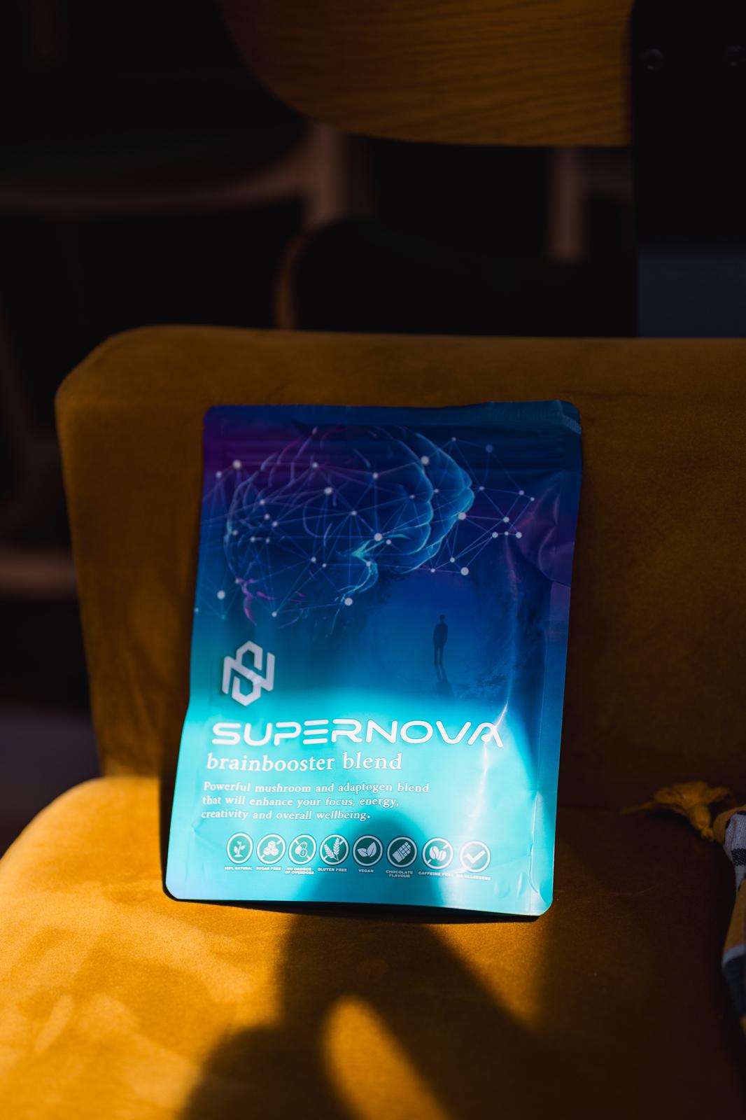 Supernova - Brainbooster Blend -Powerful Mushroom and Adaptogen Cocoa Drink 240g