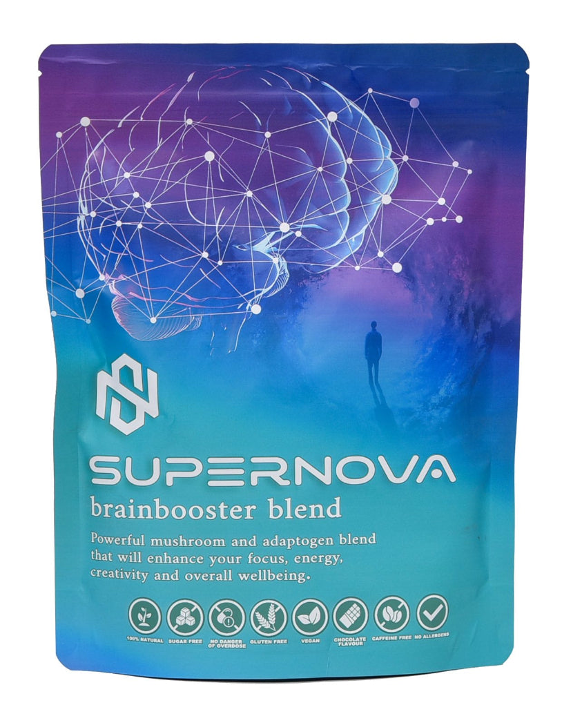Supernova - Brainbooster Blend -Powerful Mushroom and Adaptogen Cocoa Drink 240g