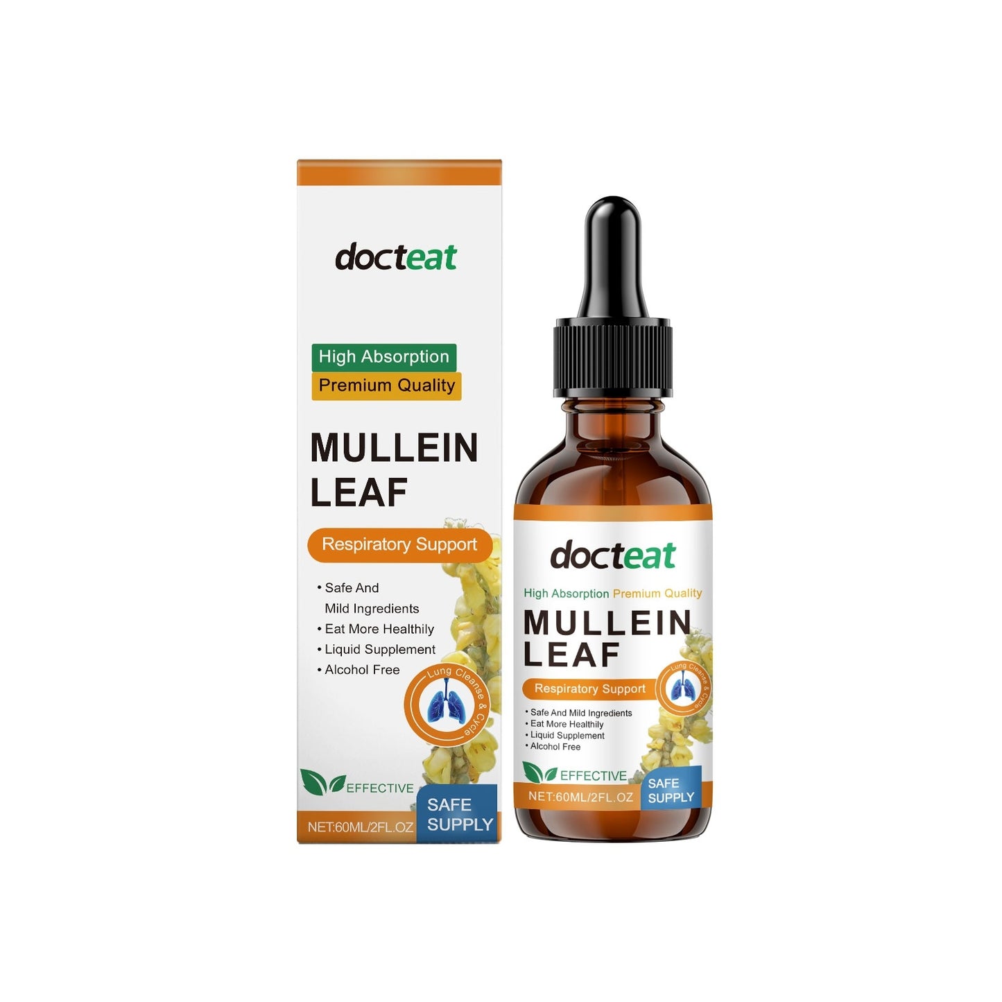Herbal Extract Drops – Chamomile, Green Tea, Mullein Leaf, Mint & Sea Moss + Bladderwrack