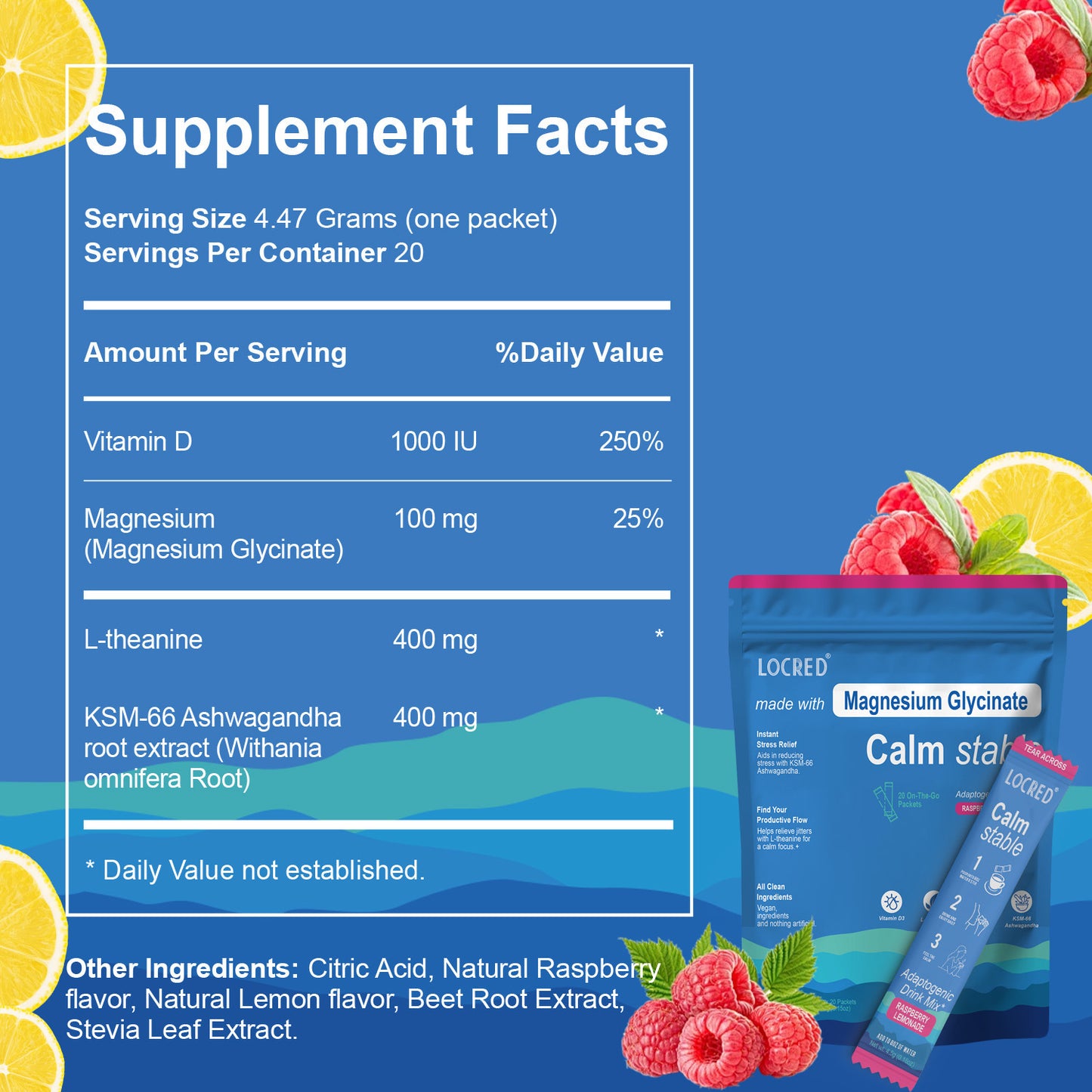 Magnesium Glycinate Powder – Instant Stress Relief & Calm Balance